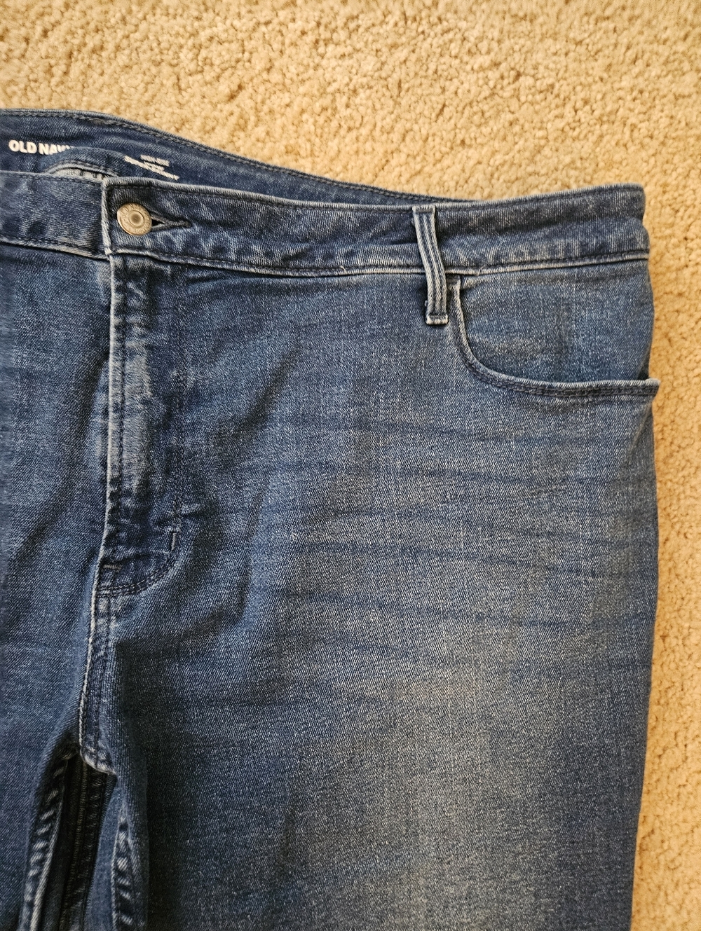Old Navy High Rise Wow Super Skinny Dark Blue Women's Jeans Size 22 - Picture 7 of 10